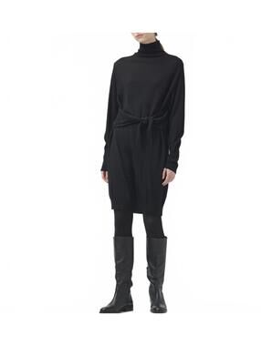 uniqlo long sleeve sweater dress Women's +J Dry Sweat Long-Sleeve Dress